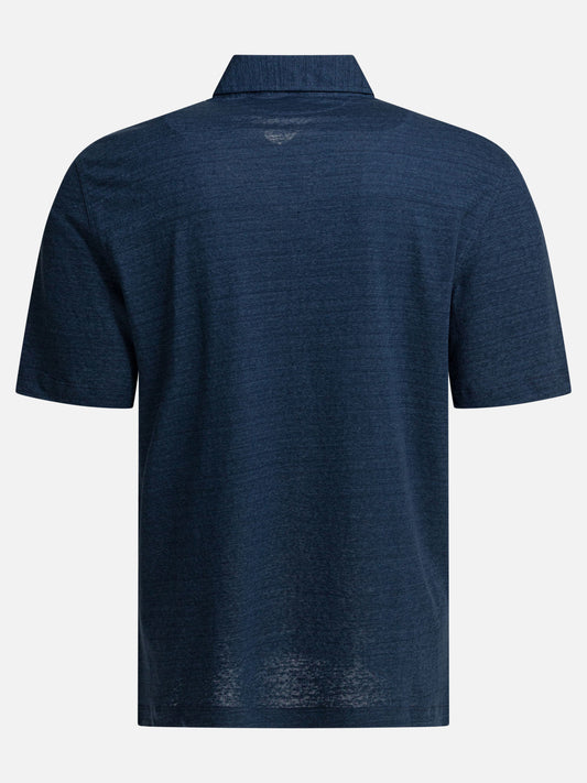 Polo shirts with buttons Solid colour  Blue - Brunello Cucinelli Men | PLP | VIETTI Online Store | 2
