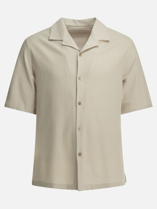 Casual shirts Solid colour  Beige - Brunello Cucinelli Men | PLP | VIETTI Online Store 
