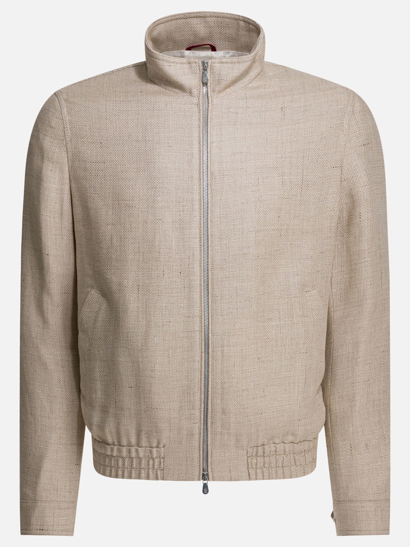Giacche leggere & Trapuntate Solid colour  Beige - Brunello Cucinelli Uomo | PDP | VIETTI Online Store | thumbnail