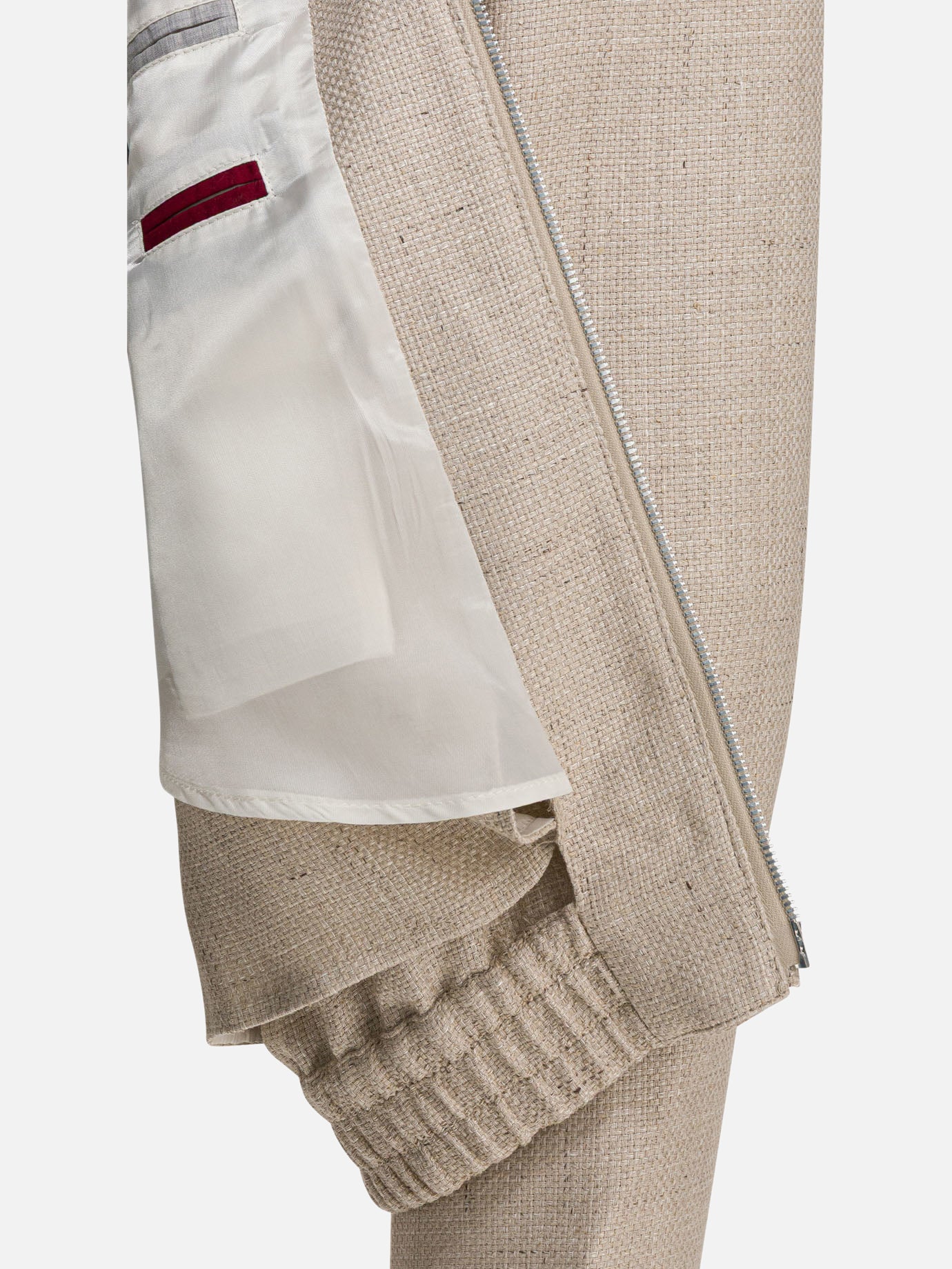 Giacche leggere & Trapuntate Solid colour  Beige - Brunello Cucinelli Uomo | PDP | VIETTI Online Store | thumbnail_4