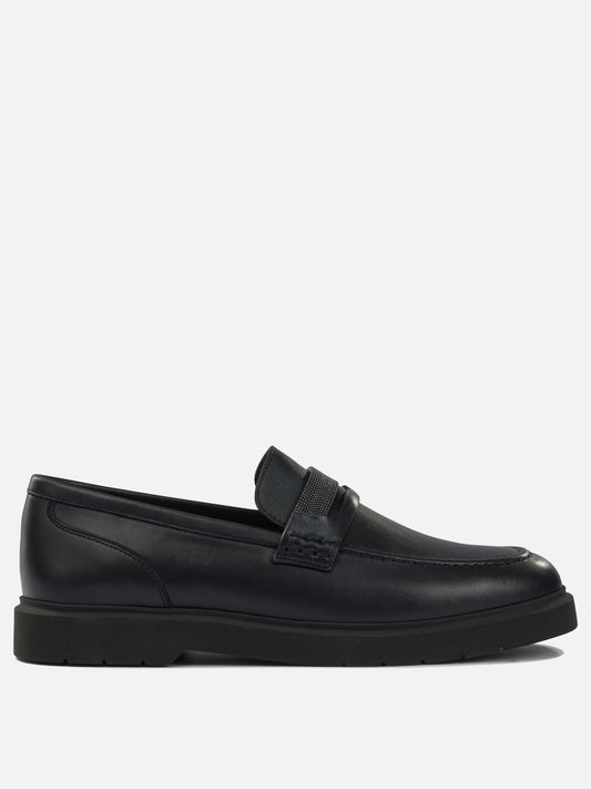 Mocassini 100% leather - 100% leather  Nero - Brunello Cucinelli Donna | VIETTI Online Store 
