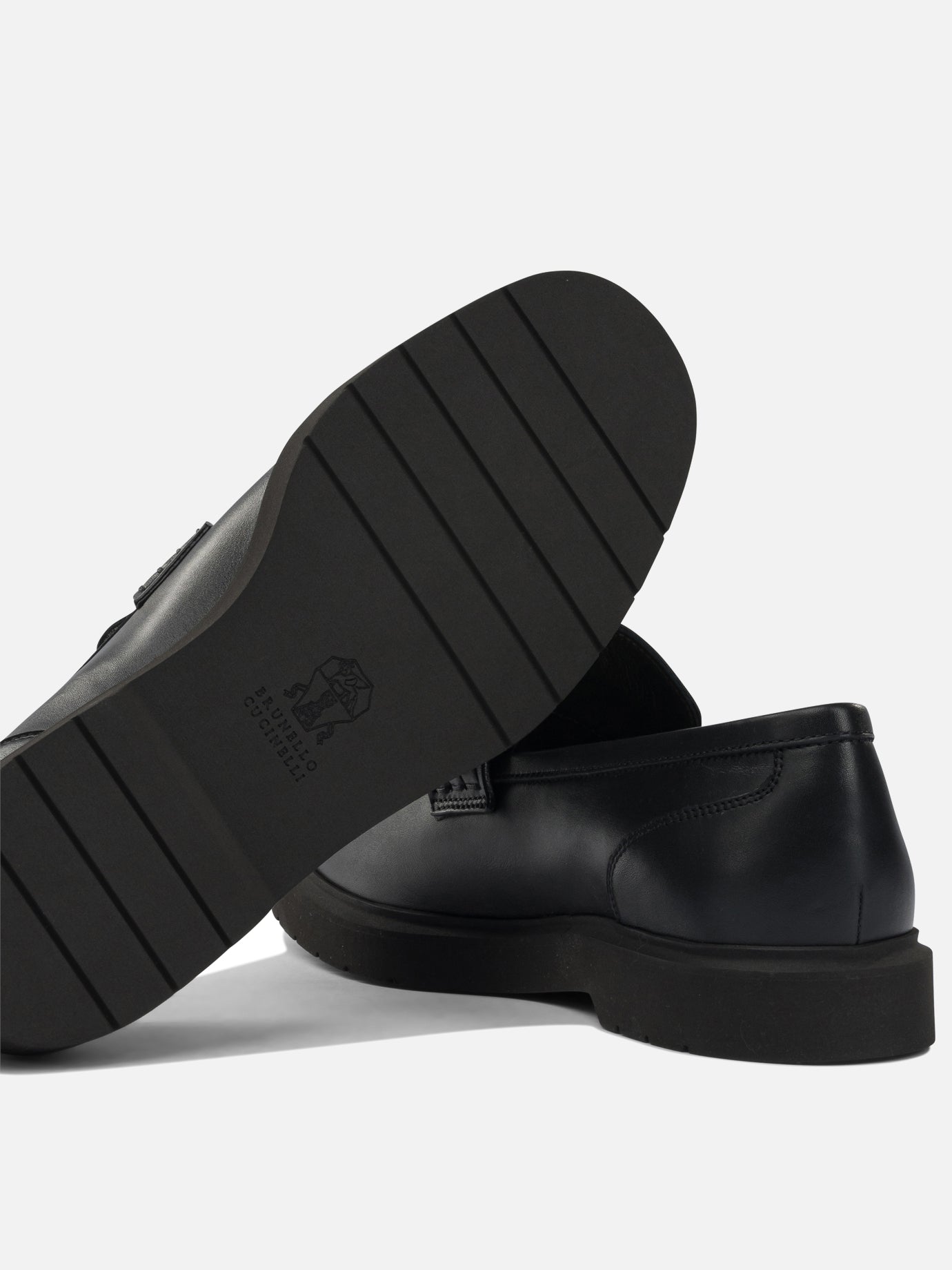 Mocassini 100% leather - 100% leather  Nero - Brunello Cucinelli Donna | PDP | VIETTI Online Store | thumbnail_5