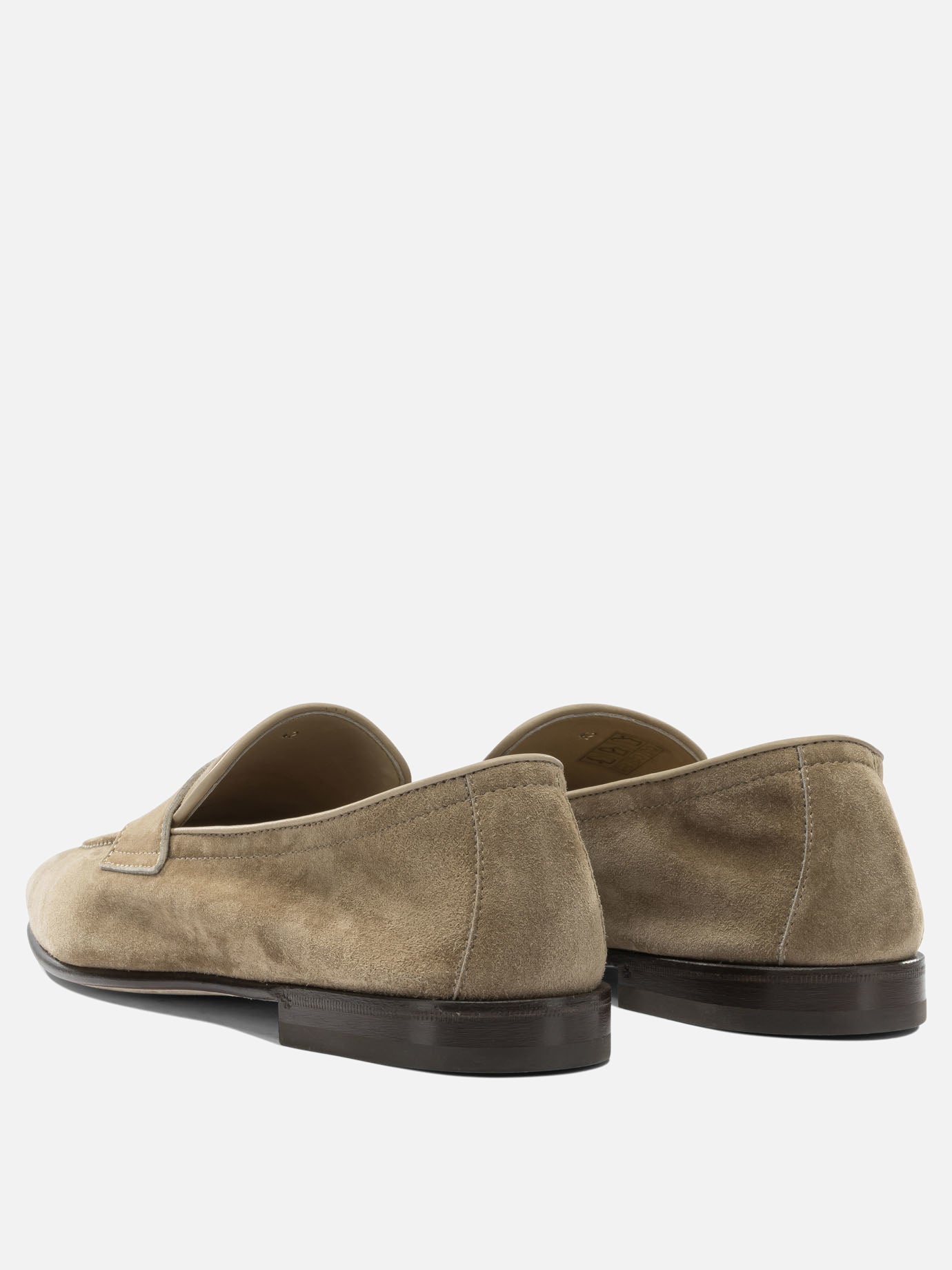 BRUNELLO CUCINELLI ベージュ ローファー Brunello Cucinelli Monili-Detailed Leather Penny Loafers | Saks