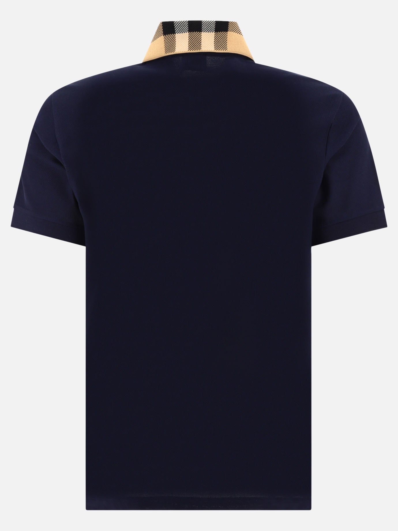 Polo shirts with buttons Solid colour  Blue - Burberry Men | PDP | VIETTI Online Store | thumbnail_2