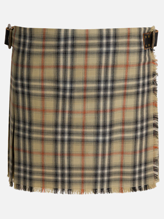 Miniskirts Check  Beige - Burberry Women | PLP | VIETTI Online Store 
