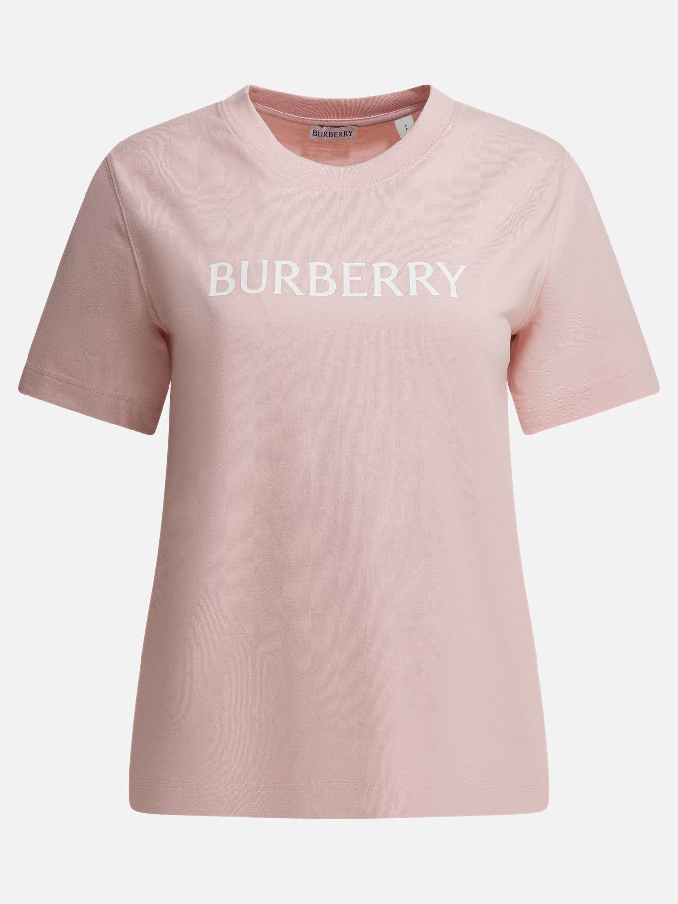 T-shirt girocollo Logo  Rosa - Burberry Donna | PDP | VIETTI Online Store | Zoom-Modal
