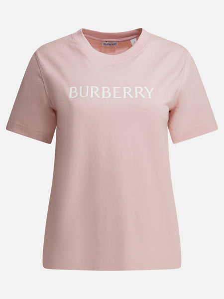 Burberry Cotton T-shirt with logo Pink - Women | VIETTI Online Store