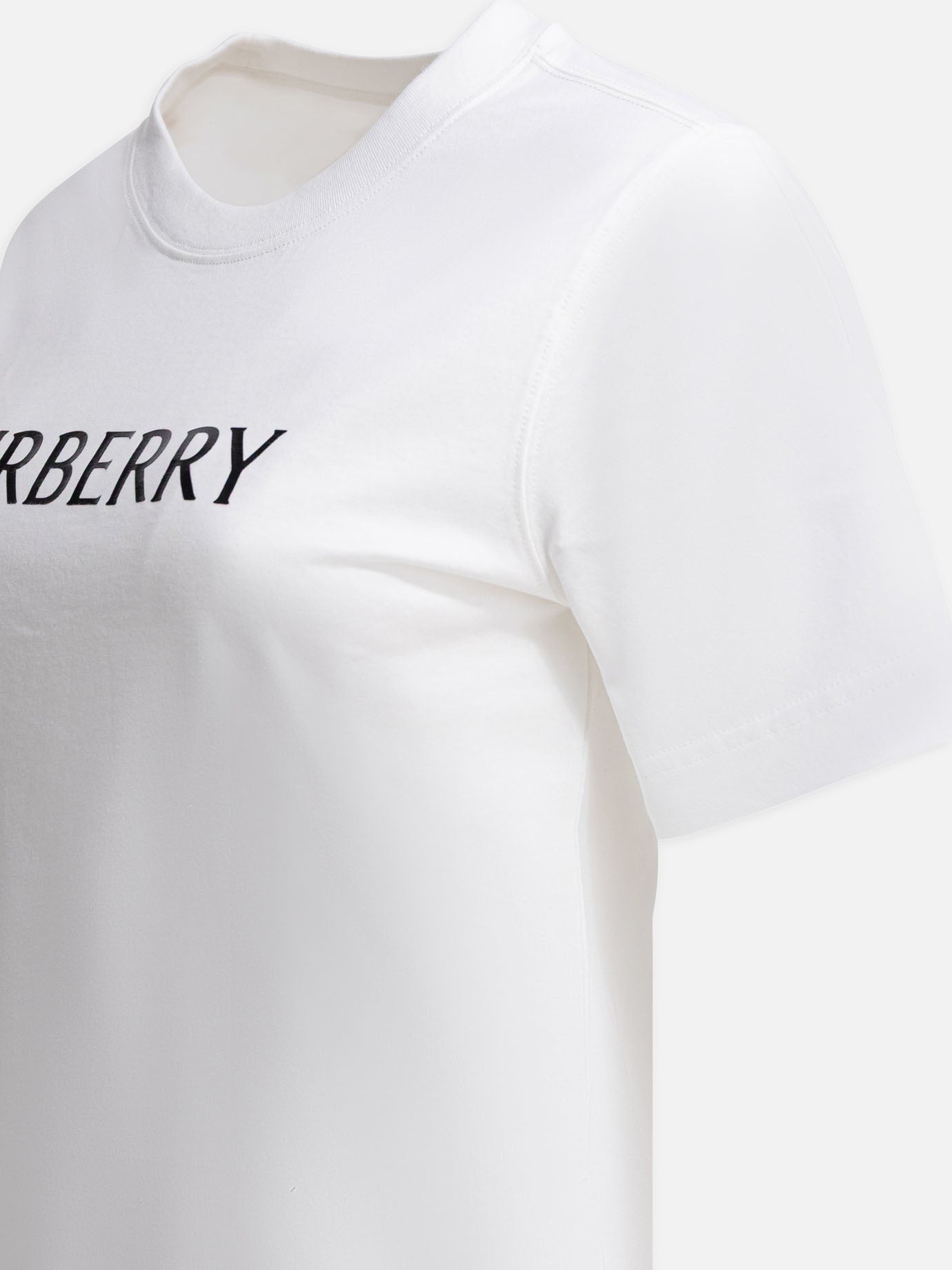Burberry Cotton T-shirt with logo White - Women | VIETTI Online Store