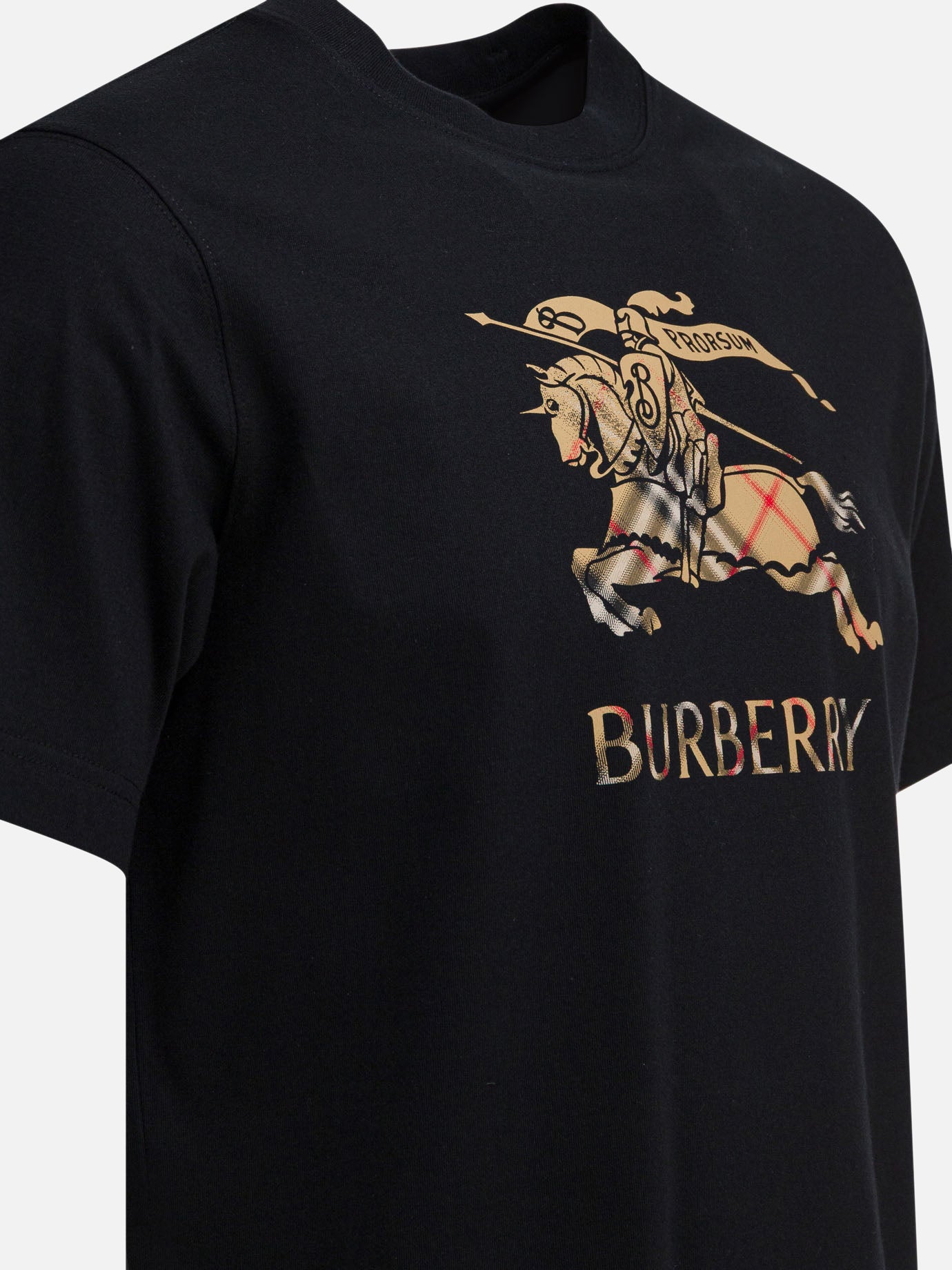 T-shirt girocollo Graphics  Nero - Burberry Uomo | PDP | VIETTI Online Store | thumbnail_4
