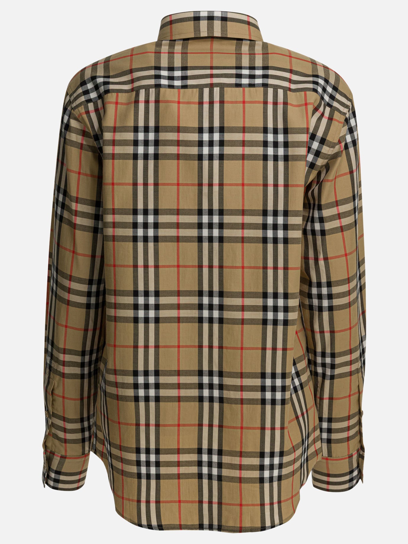 Burberry "Check" shirt Beige - Women | VIETTI Online Store Burberry "Check" shirt Beige - Women | VIETTI Online Store