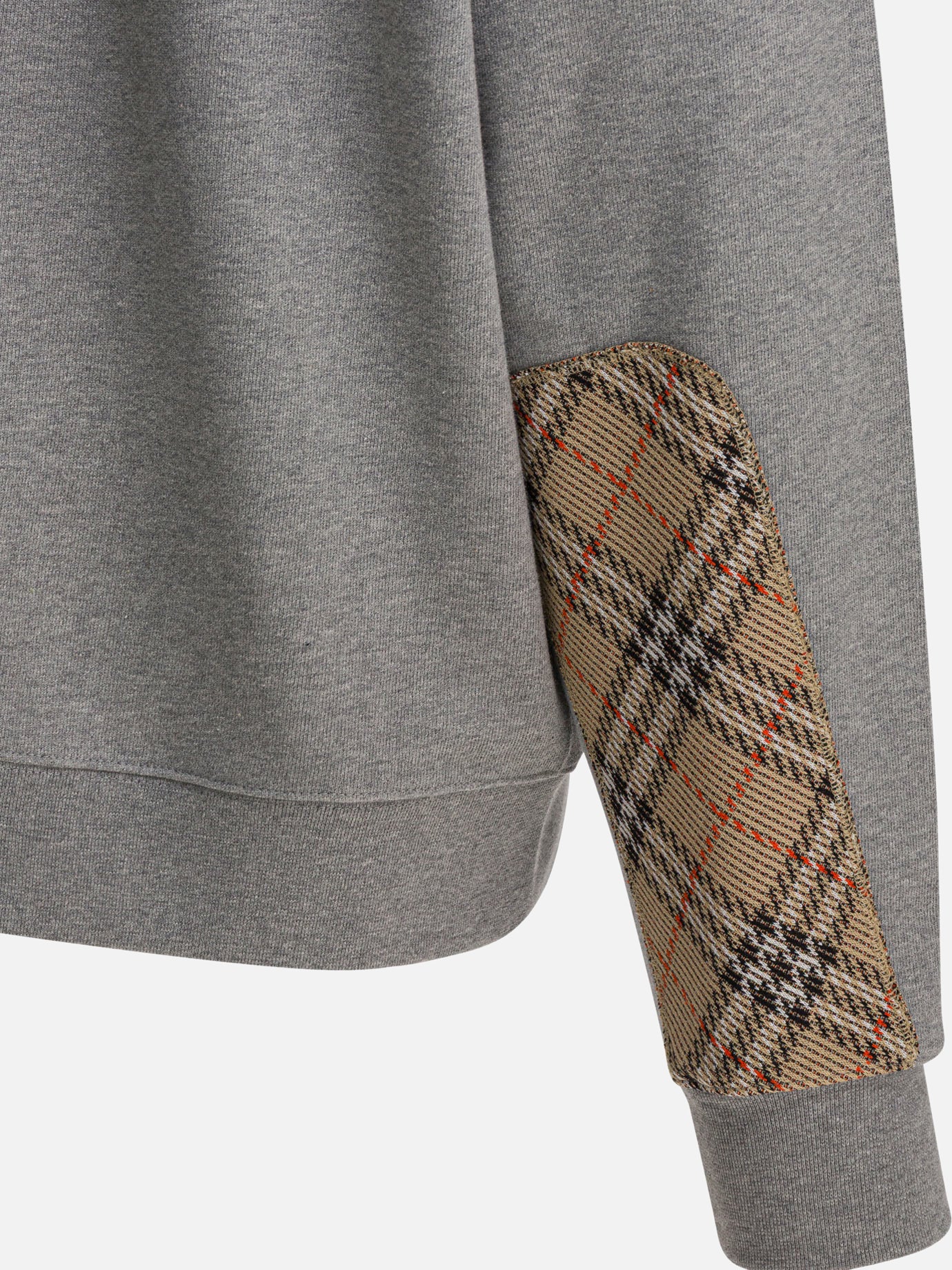 Felpe con zip Solid colour  Grigio - Burberry Uomo | PDP | VIETTI Online Store | Zoom-Modal_4
