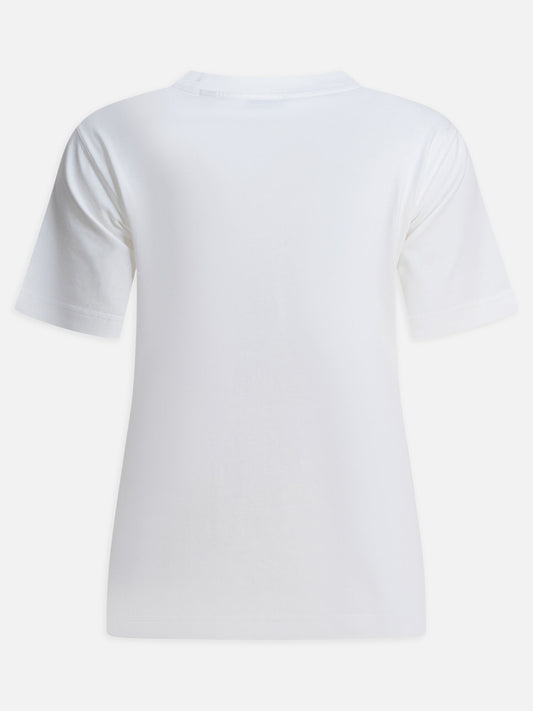 T-shirt girocollo Logo  Bianco - Burberry Donna | PDP | VIETTI Online Store | 2
