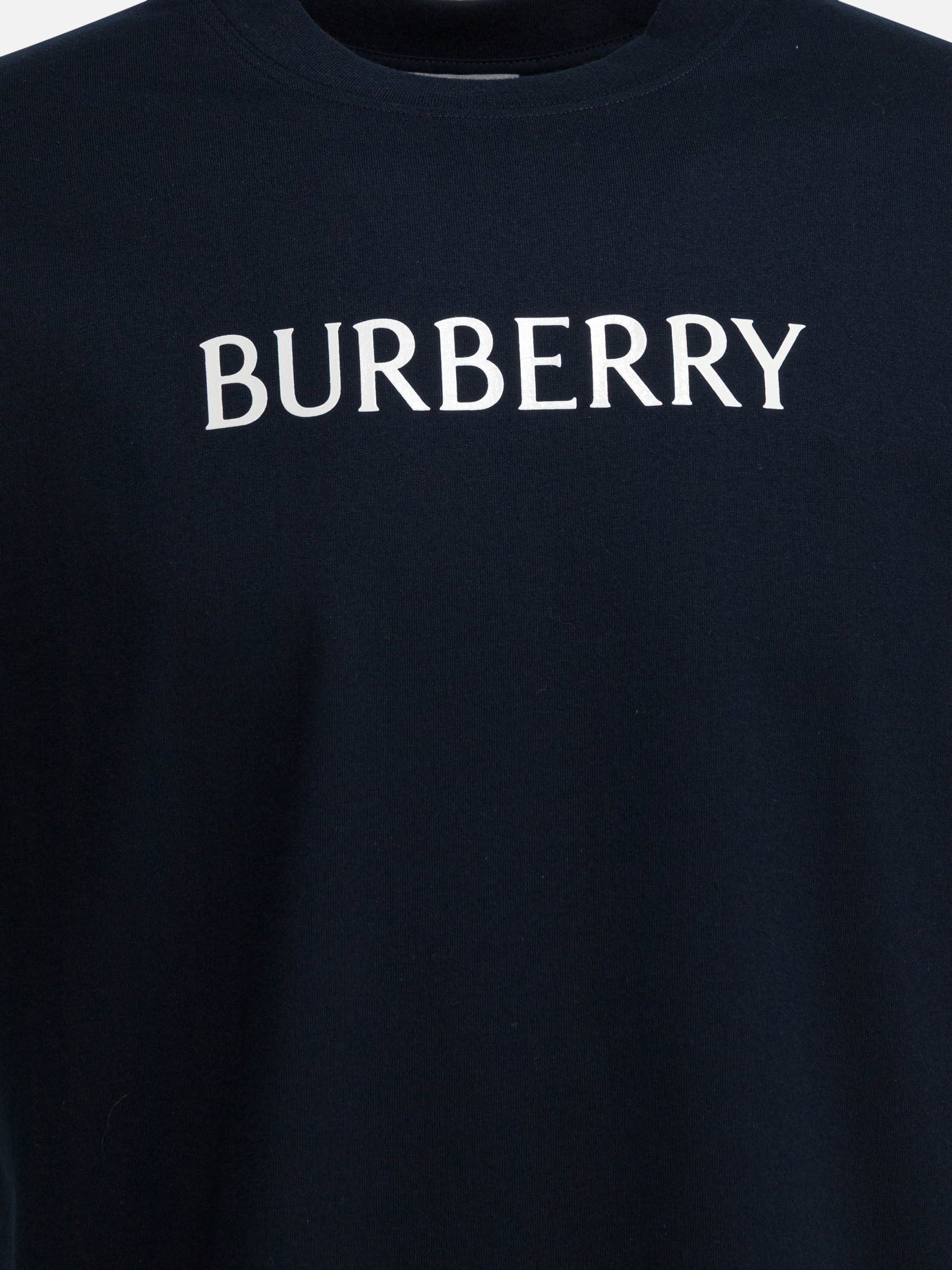 T-shirt girocollo Logo  Blu - Burberry Uomo | PDP | VIETTI Online Store | Zoom-Modal_3
