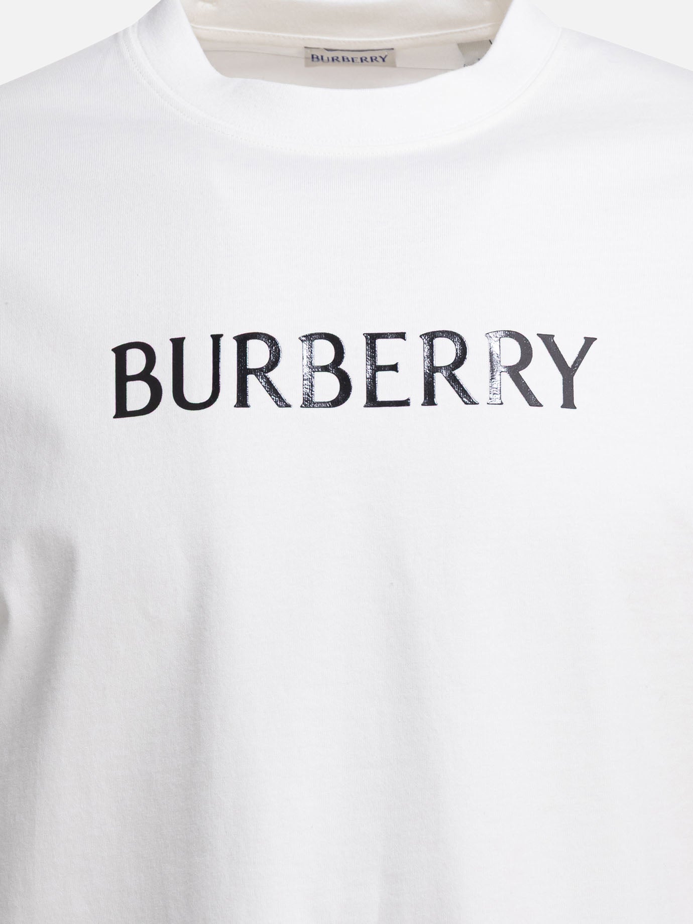 T-shirt girocollo Logo  Bianco - Burberry Uomo | PDP | VIETTI Online Store | Zoom-Modal_3
