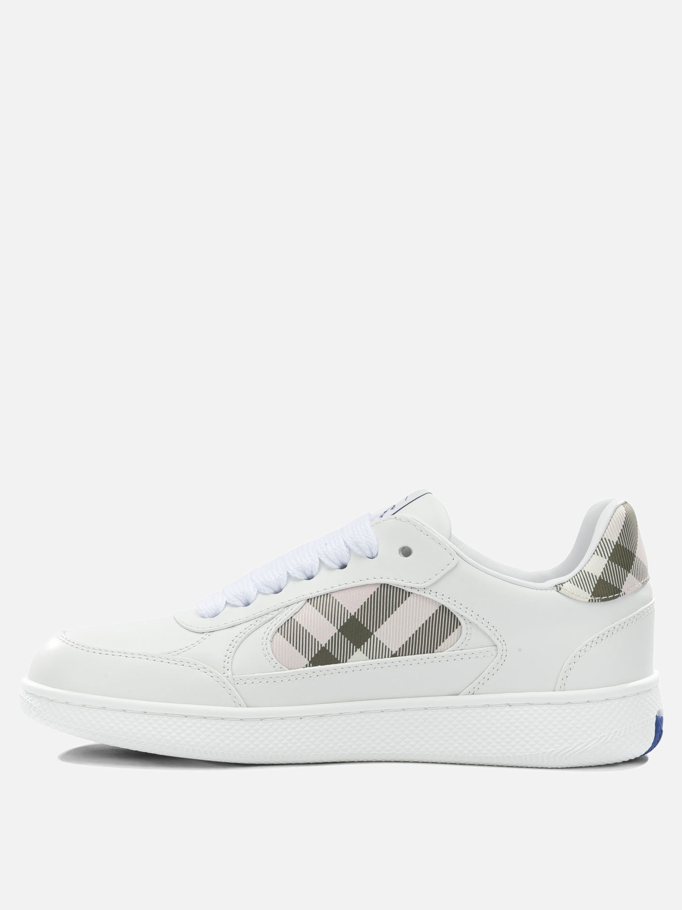 Low top sneakers 73% calf leather 26% nylon 1% polyurethane  White - Burberry Women | PDP | VIETTI Online Store | Zoom-Modal_3
