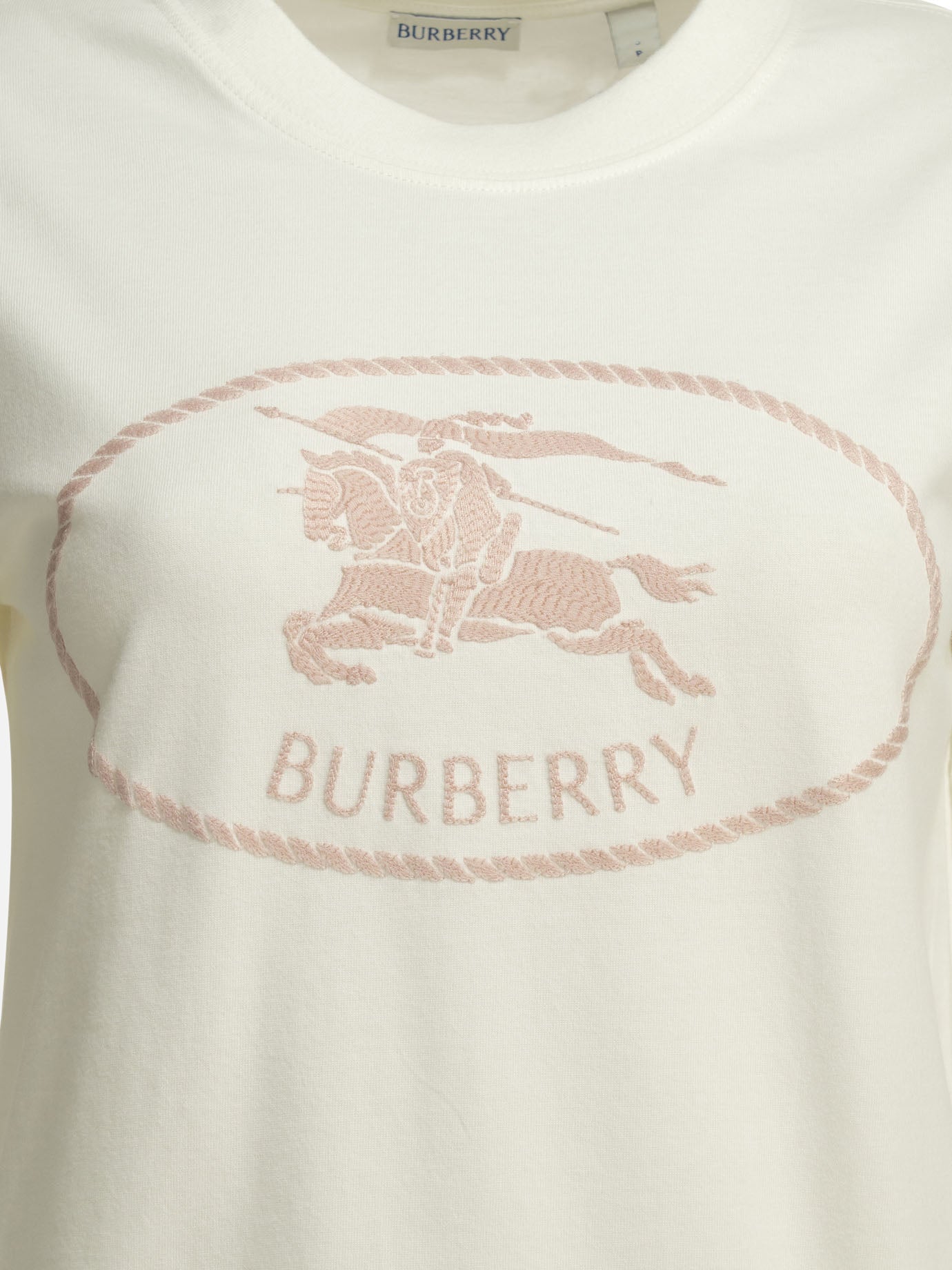 T-shirt girocollo Logo  Bianco - Burberry Donna | PDP | VIETTI Online Store | thumbnail_3
