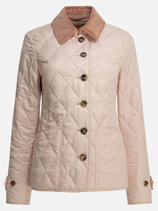 Giacche leggere & Trapuntate Solid colour  Rosa - Burberry Donna | PDP | VIETTI Online Store 
