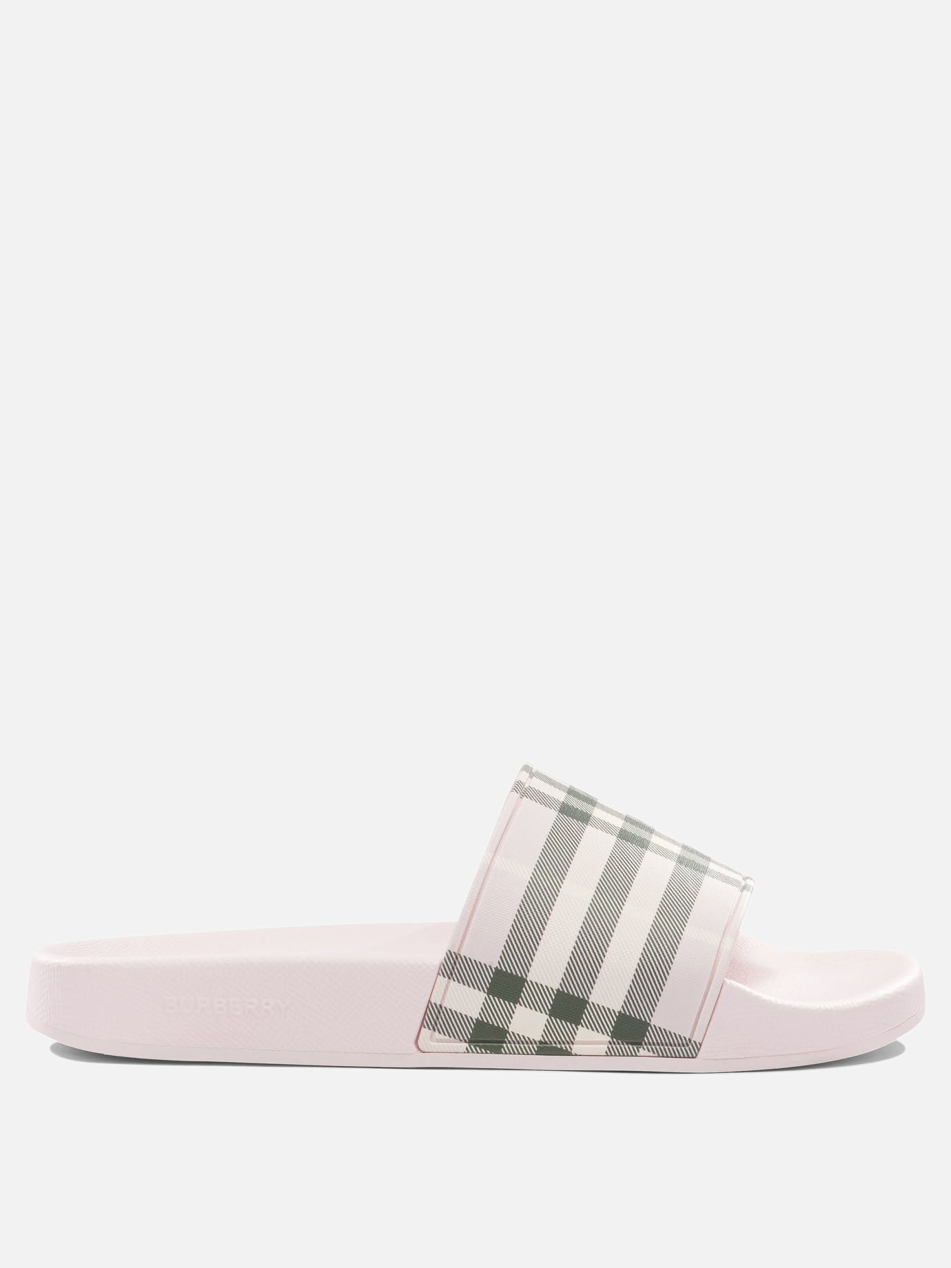 Slides 100% polyurethane  Pink - Burberry Women | PDP | VIETTI Online Store | thumbnail