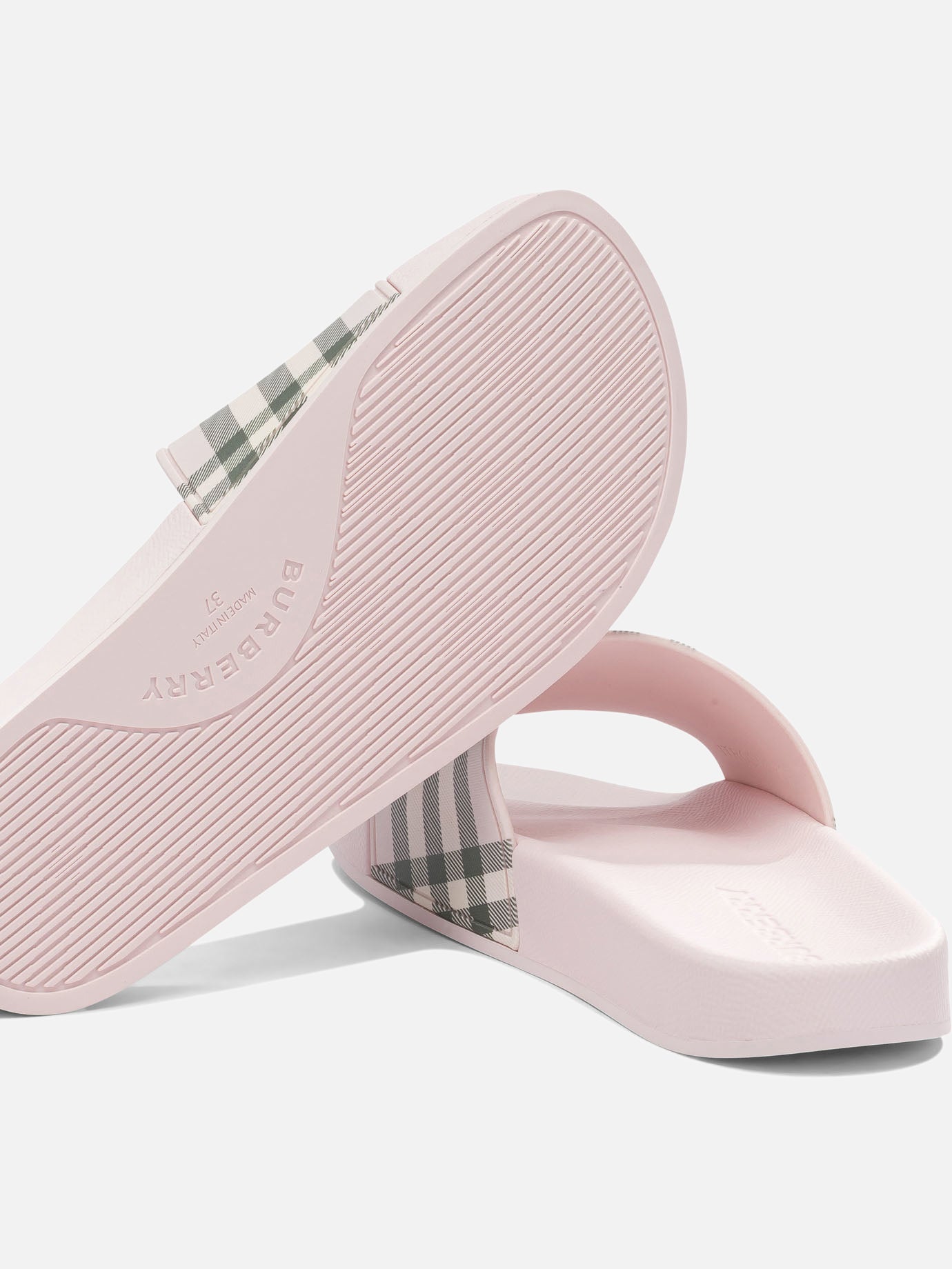 Slides 100% polyurethane  Pink - Burberry Women | PDP | VIETTI Online Store | thumbnail_5