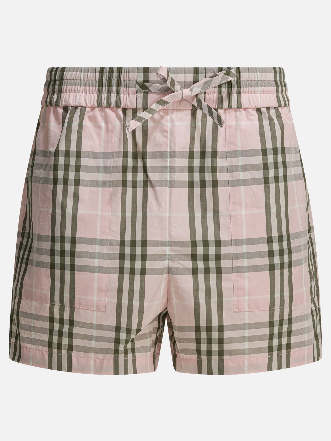 Short con lacci Logo  Rosa - Burberry Donna | PDP | VIETTI Online Store | thumbnail