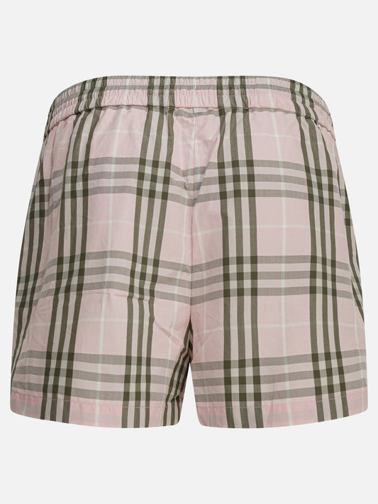 Short con lacci Logo  Rosa - Burberry Donna | PLP | VIETTI Online Store | 2
