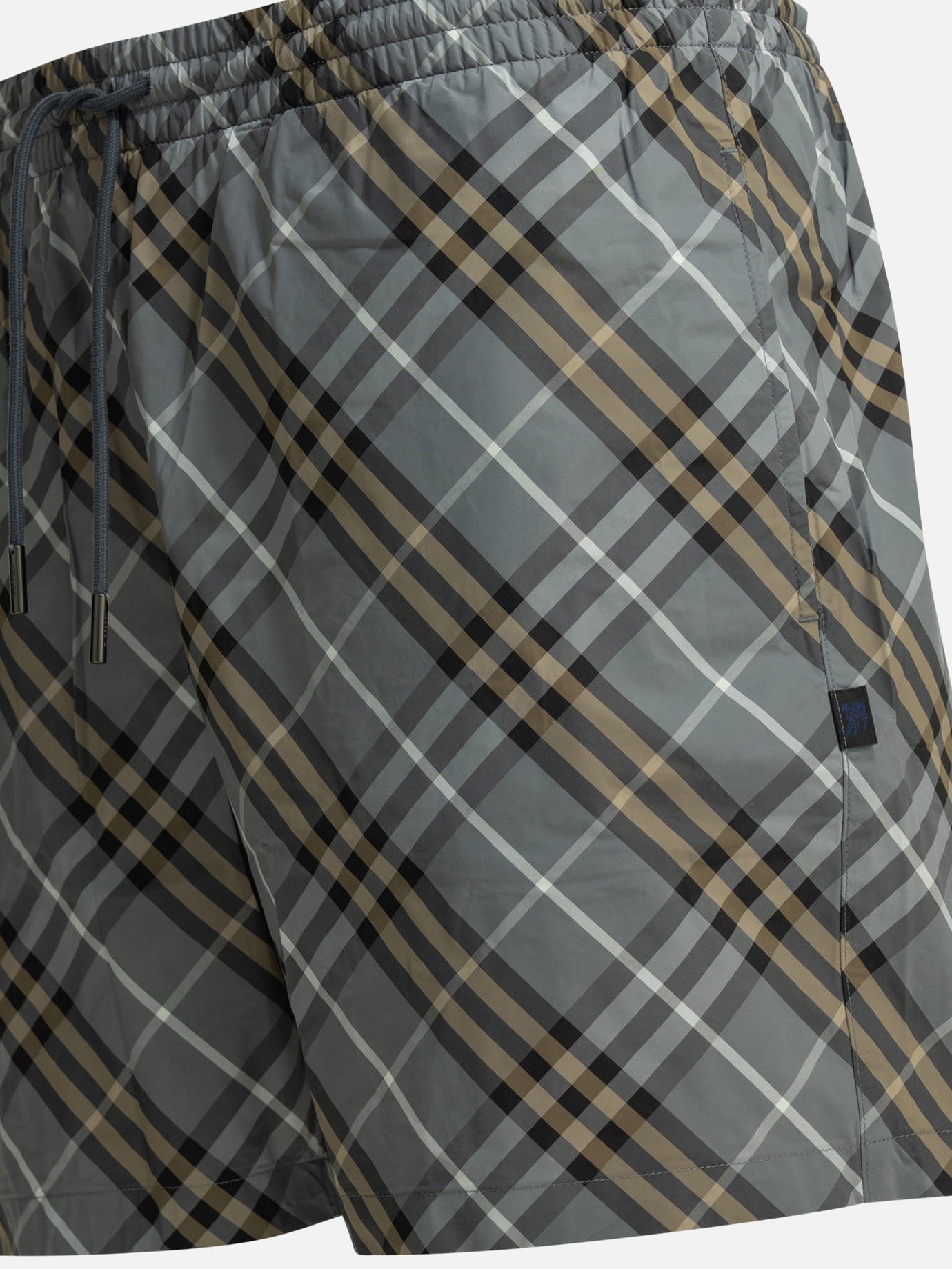 Short da mare Check  Blu - Burberry Uomo | PDP | VIETTI Online Store | thumbnail_4