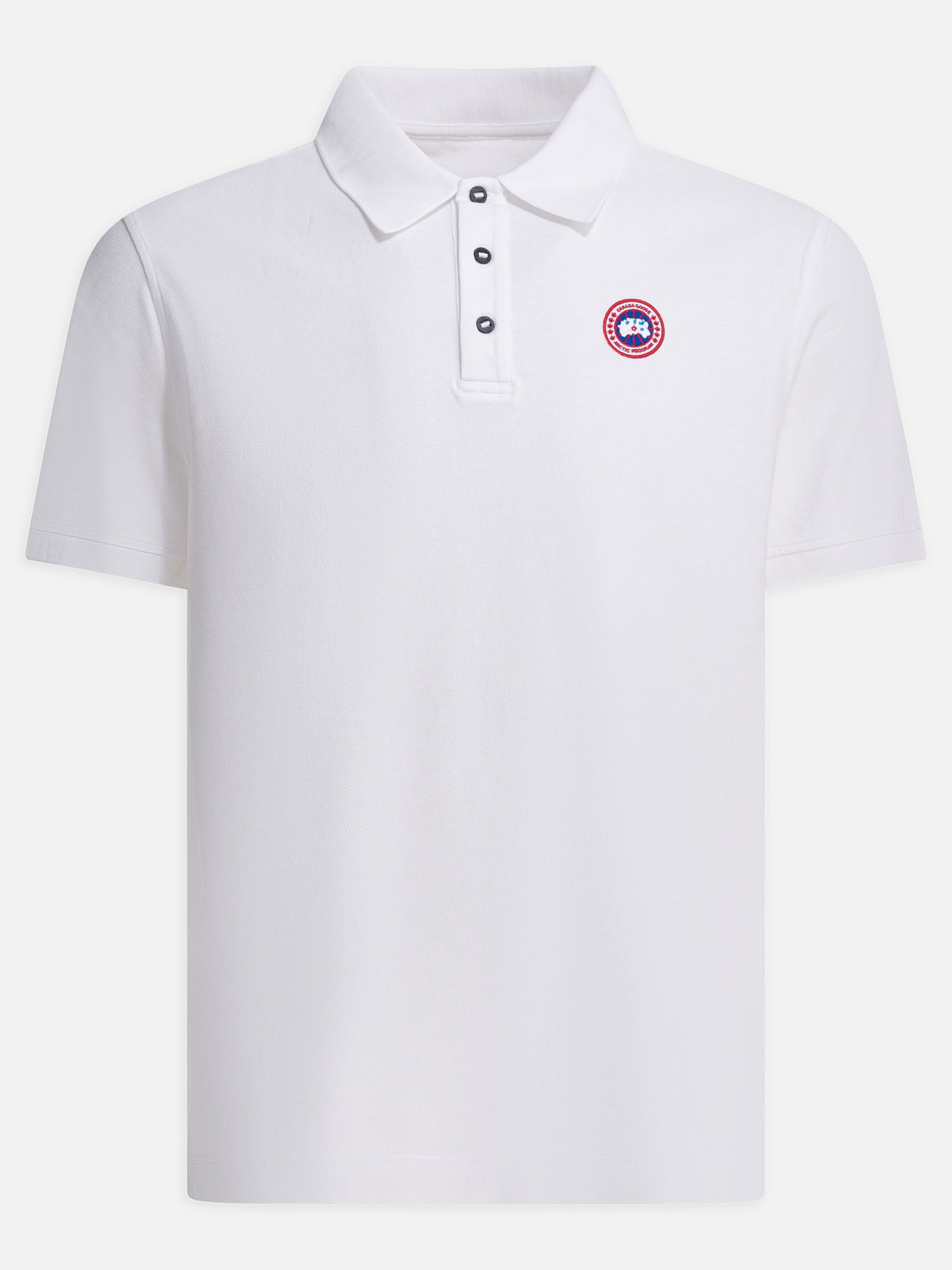 Polo shirts with buttons Logo  White - Canada Goose Men | PDP | VIETTI Online Store | thumbnail