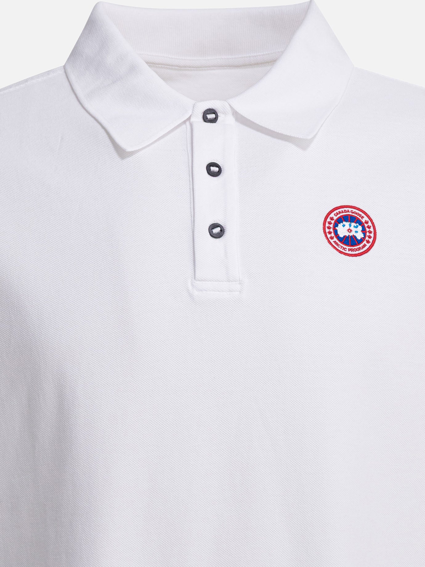 Polo shirts with buttons Logo  White - Canada Goose Men | PDP | VIETTI Online Store | Zoom-Modal_3
