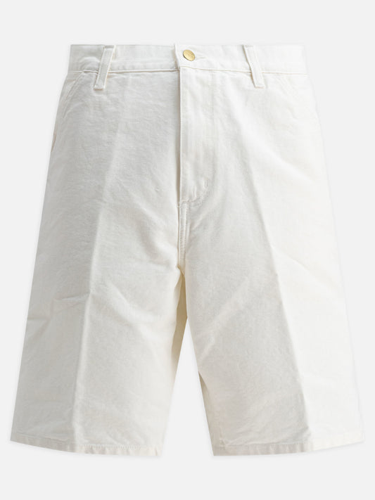 Five pockets shorts Solid colour  White - Carhartt WIP Men | PLP | VIETTI Online Store 
