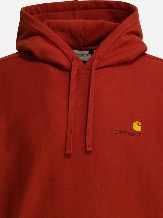 Carhartt WIP "American Script" Hoodie Red

