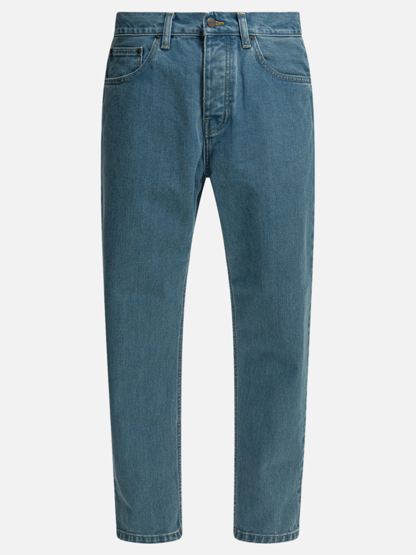 Straight-leg jeans Solid colour  Blue - Carhartt WIP Men | PDP | VIETTI Online Store | Zoom-Modal
