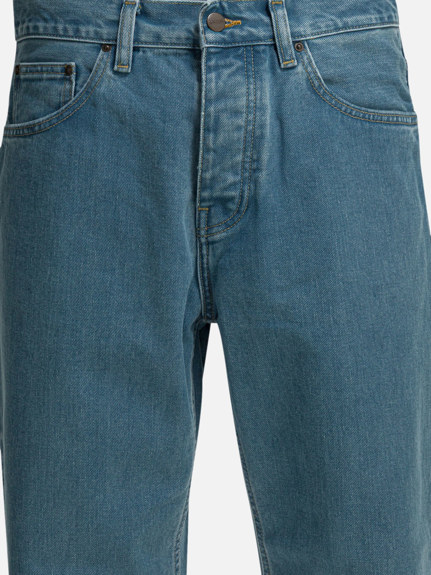 Straight-leg jeans Solid colour  Blue - Carhartt WIP Men | PDP | VIETTI Online Store | thumbnail_3