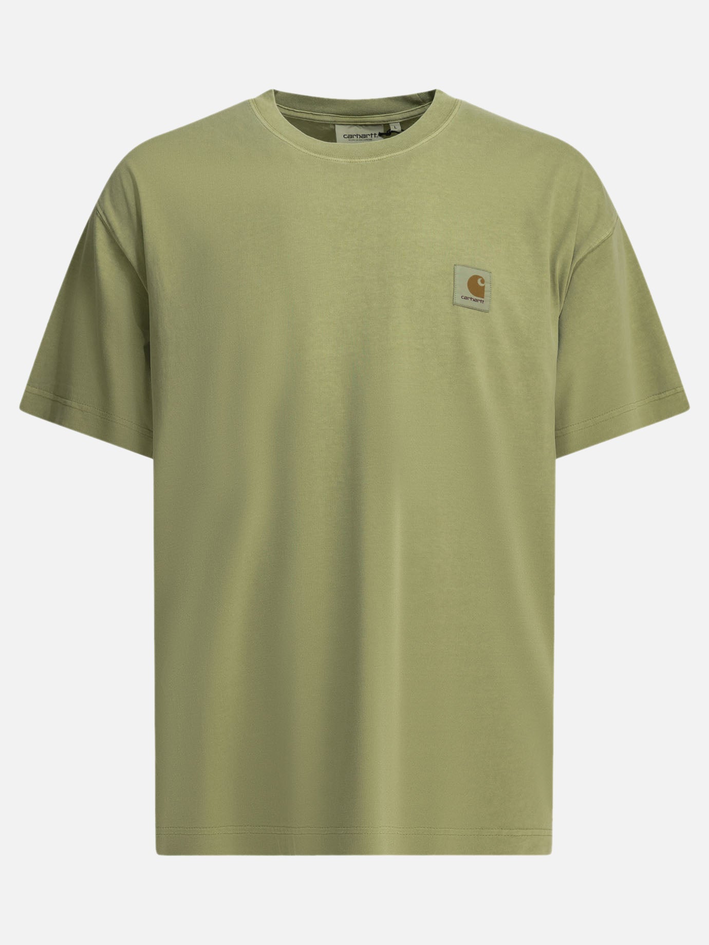 Crewneck t-shirts Logo  Green - Carhartt WIP Men | PDP | VIETTI Online Store | thumbnail