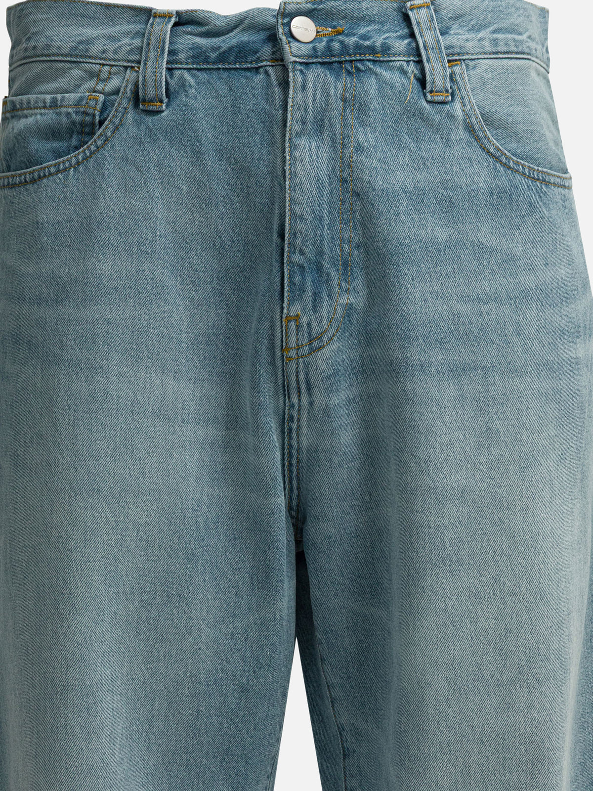 Carhartt WIP "Landon" Wide leg jeans Light blue