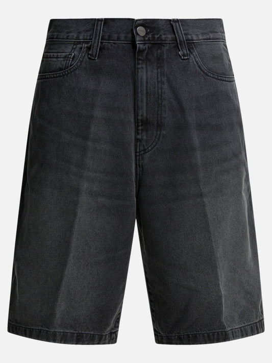 Five pockets shorts Solid colour  Black - Carhartt WIP Men | PLP | VIETTI Online Store 
