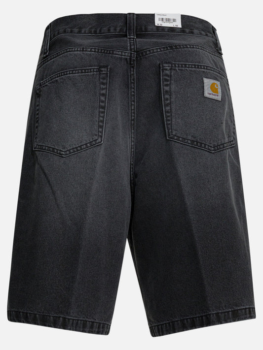 Five pockets shorts Solid colour  Black - Carhartt WIP Men | PLP | VIETTI Online Store | 2
