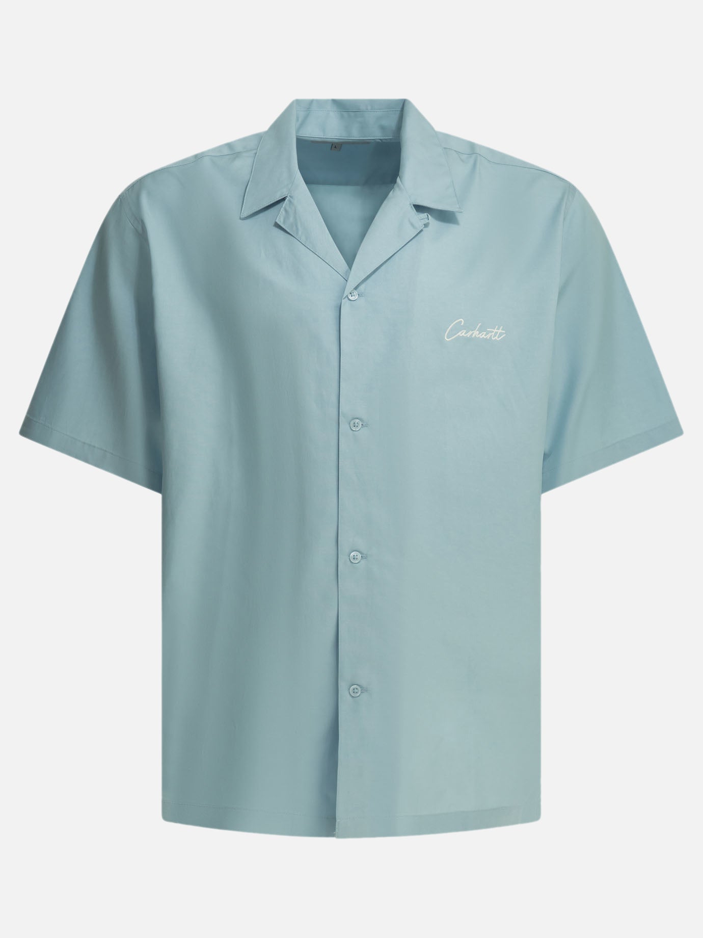 Casual shirts Logo  Light blue - Carhartt WIP Men | PDP | VIETTI Online Store | thumbnail
