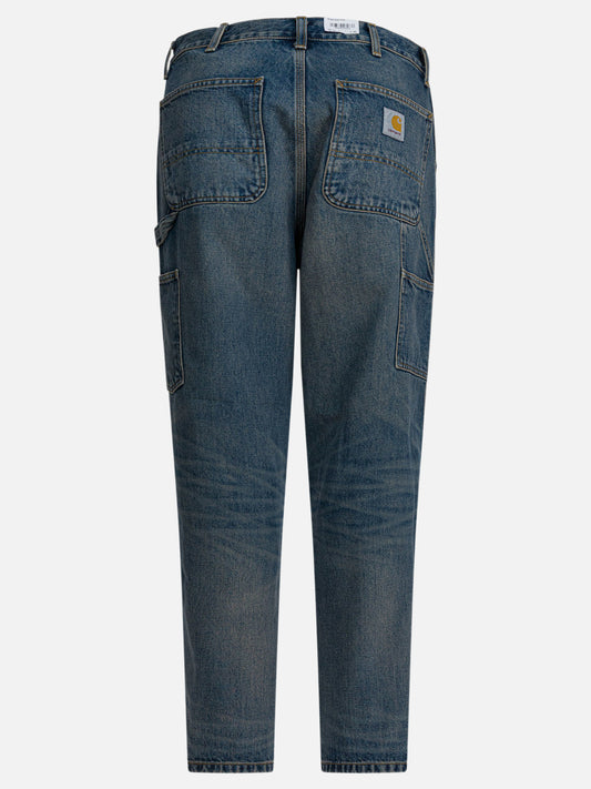 Jeans a gamba larga Solid colour  Blu - Carhartt WIP Uomo | VIETTI Online Store | 2
