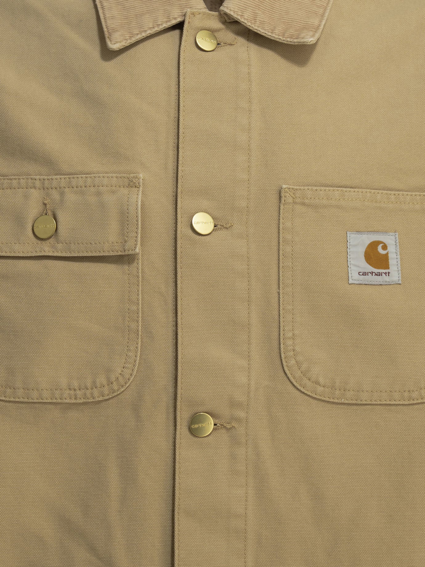 Giacche leggere & Trapuntate Logo  Beige - Carhartt WIP Uomo | PDP | VIETTI Online Store | thumbnail_3