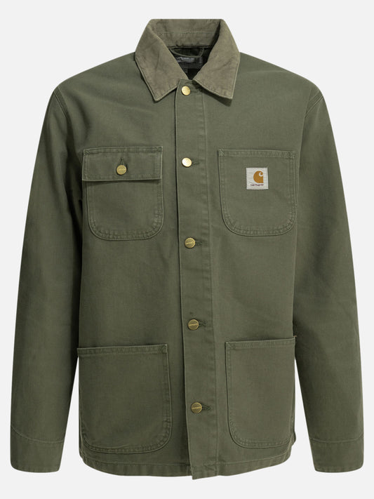 Giacche leggere & Trapuntate Logo  Verde - Carhartt WIP Uomo | PLP | VIETTI Online Store 
