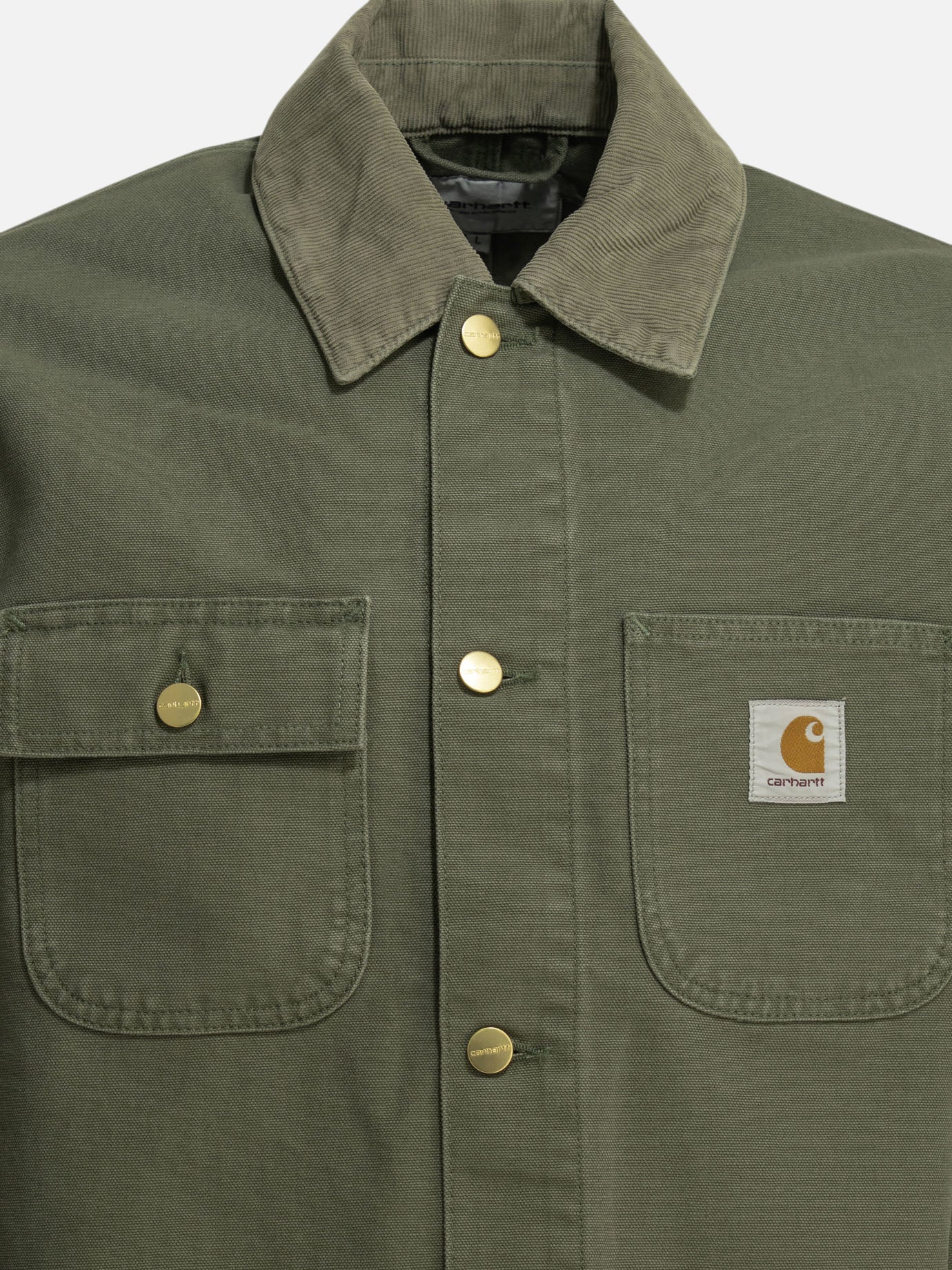Giacche leggere & Trapuntate Logo  Verde - Carhartt WIP Uomo | PDP | VIETTI Online Store | thumbnail_3