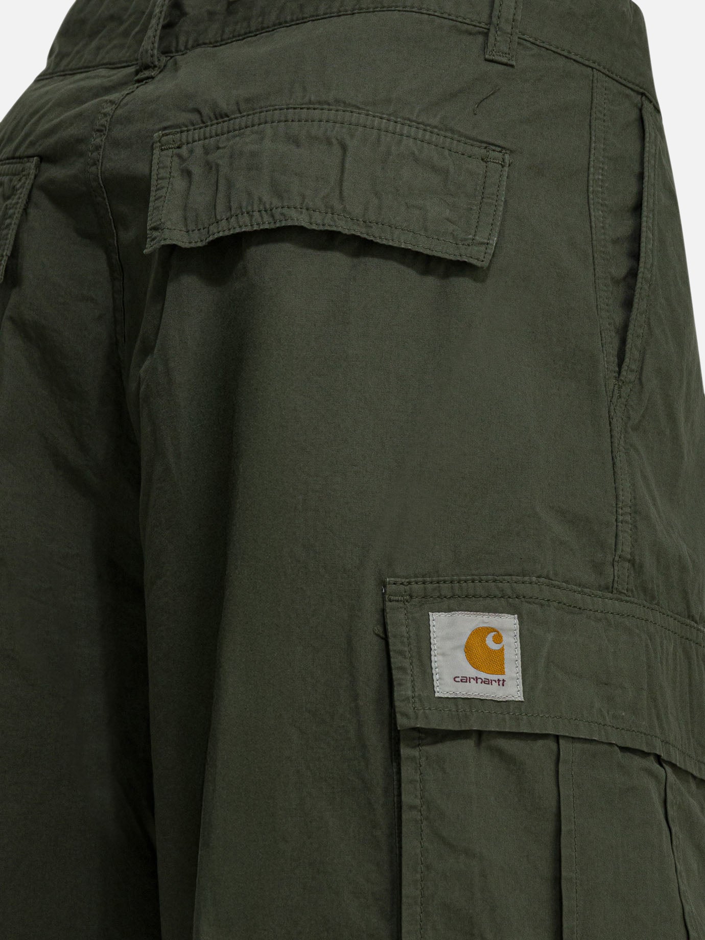 Cargo shorts Solid colour  Green - Carhartt WIP Men | PDP | VIETTI Online Store | thumbnail_4