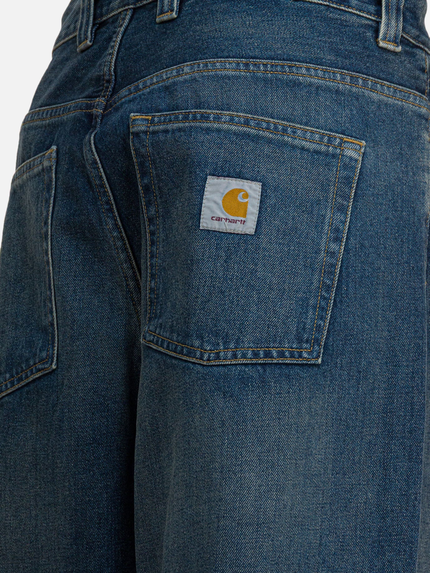 Jeans a gamba larga Solid colour  Blu - Carhartt WIP Uomo | PDP | VIETTI Online Store | thumbnail_4
