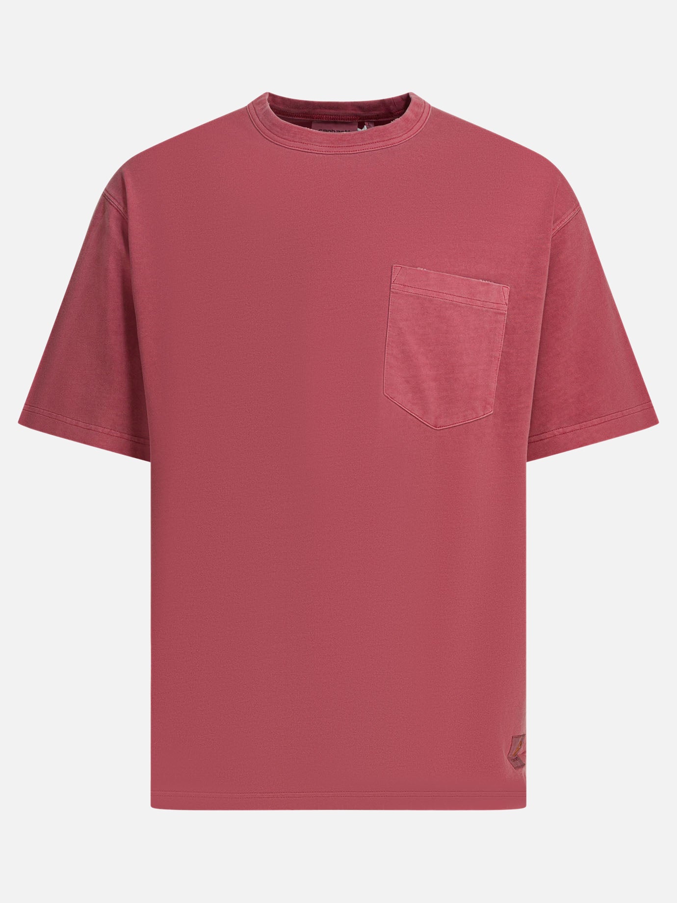 T-shirt girocollo Logo  Rosa - Carhartt WIP Uomo | PDP | VIETTI Online Store | thumbnail