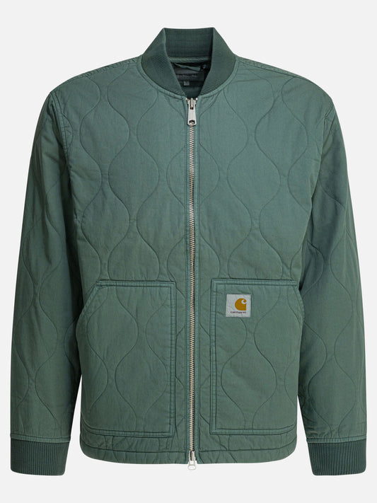Quilted & Utility Jackets Solid colour  Green - Carhartt WIP Men | PLP | VIETTI Online Store 

