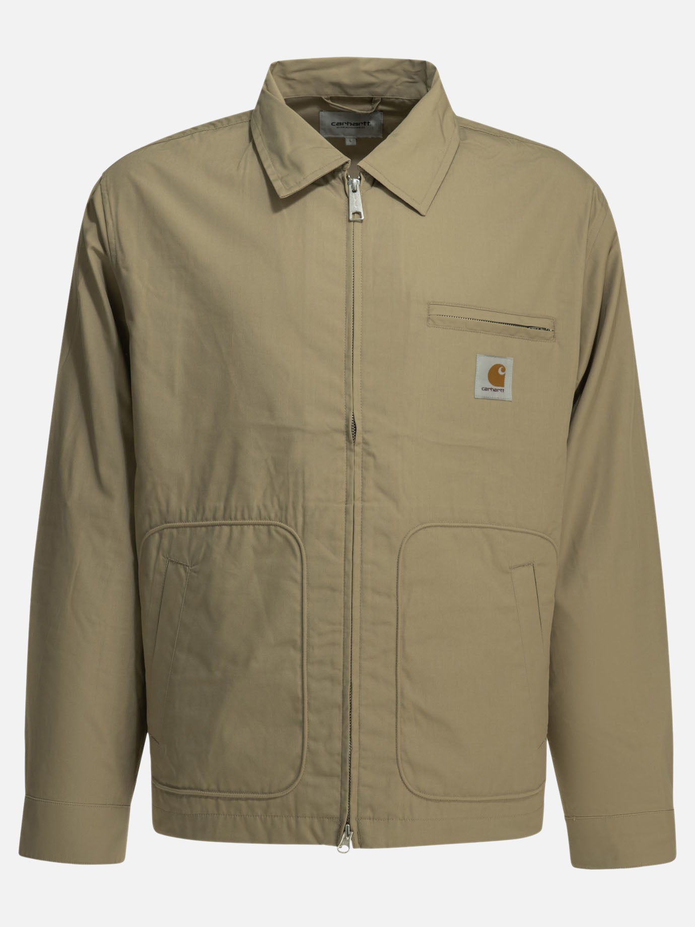 Overshirt jackets Logo  Beige - Carhartt WIP Men | PDP | VIETTI Online Store | Zoom-Modal

