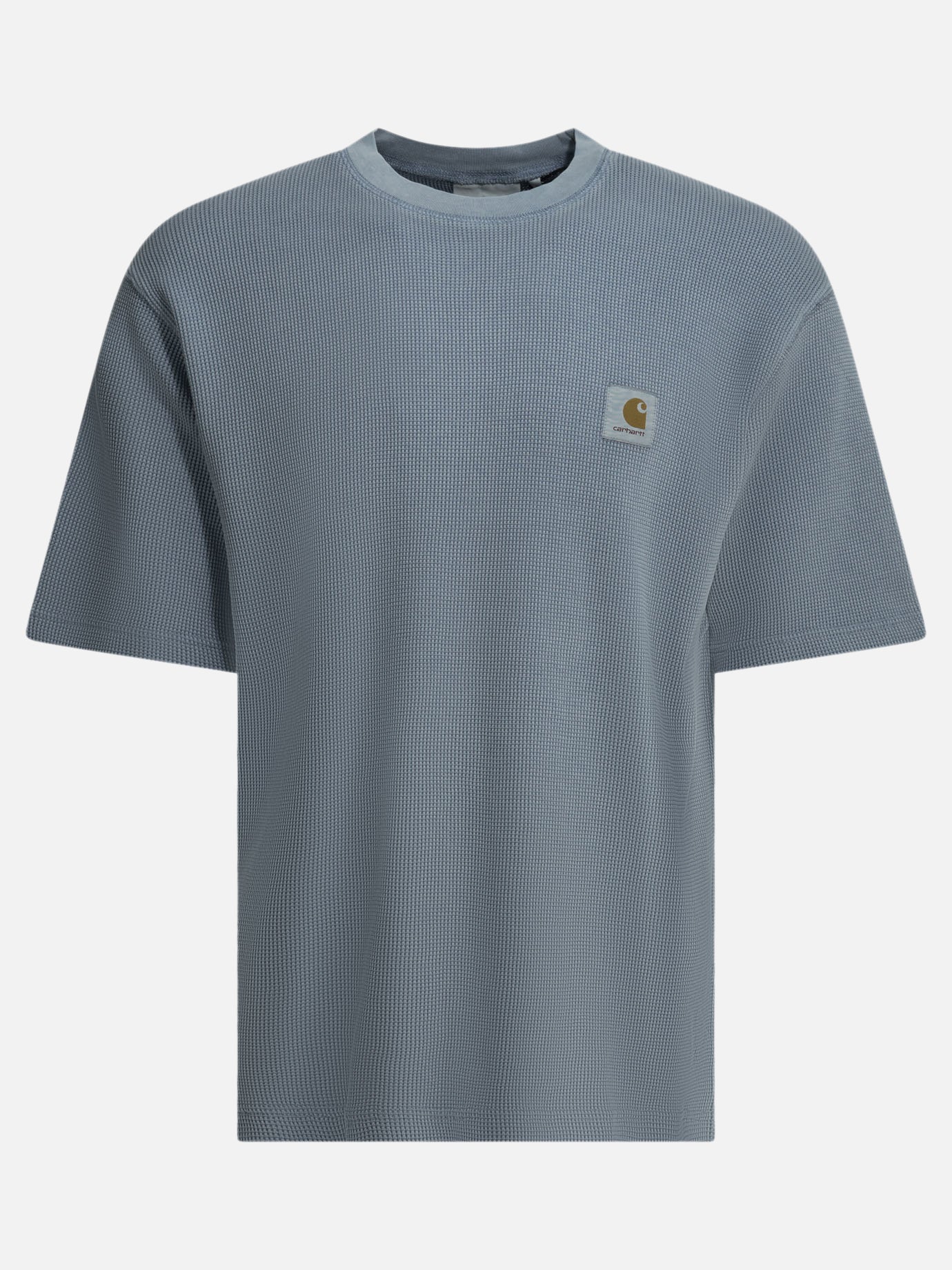 Crewneck t-shirts Logo  Light blue - Carhartt WIP Men | PDP | VIETTI Online Store | Zoom-Modal

