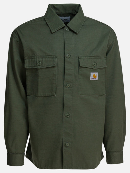 Giacche overshirt Logo  Verde - Carhartt WIP Uomo | PLP | VIETTI Online Store 

