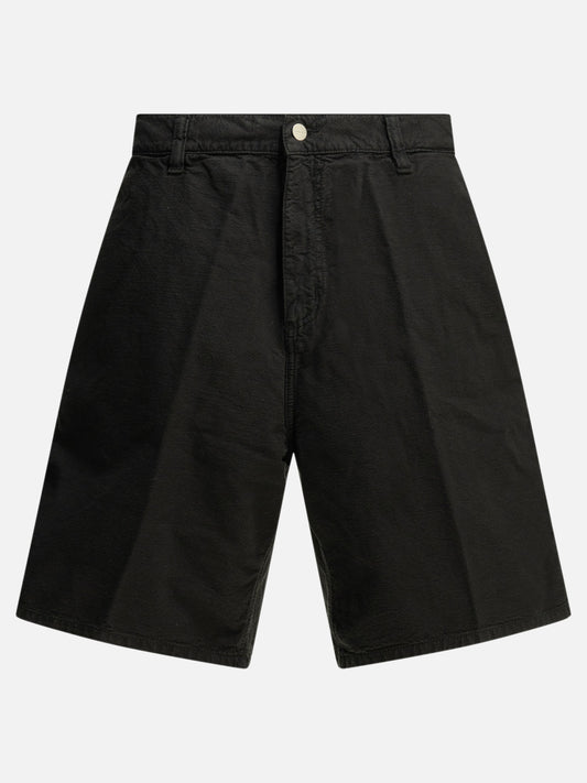 Utility shorts Solid colour  Black - Carhartt WIP Men | PLP | VIETTI Online Store 
