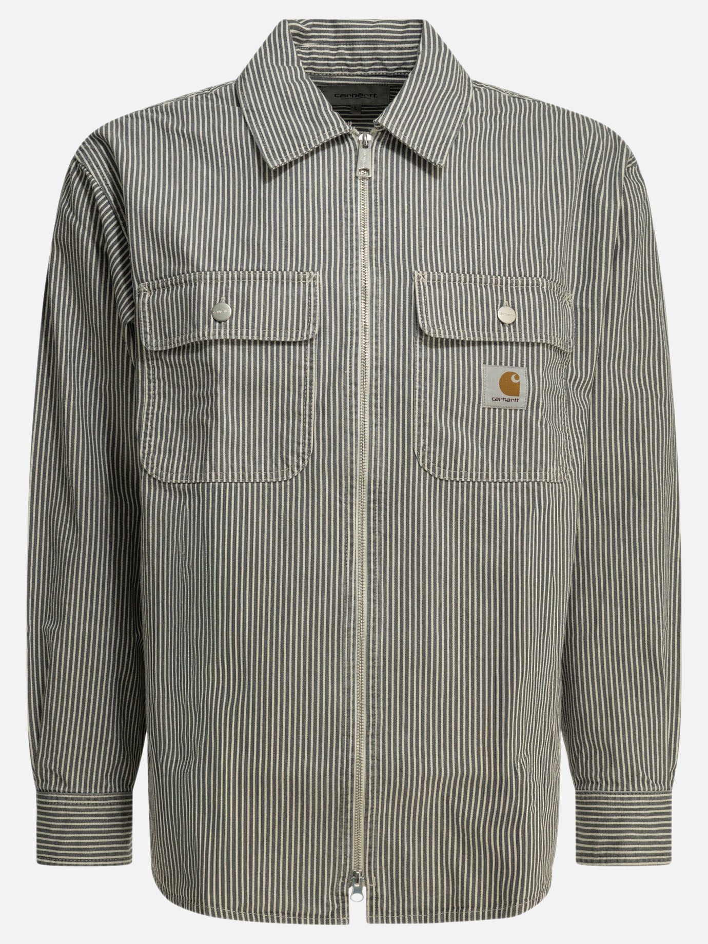 Overshirt jackets Striped  Grey - Carhartt WIP Men | PDP | VIETTI Online Store | Zoom-Modal
